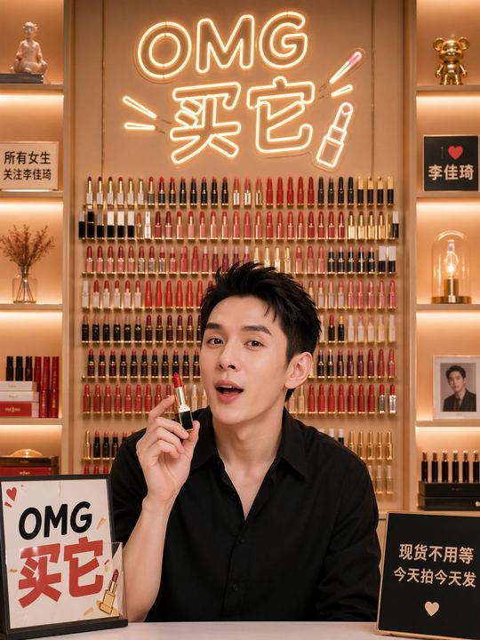 网红直播间背景