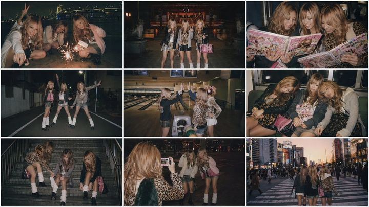 怀旧日系辣妹风格九宫格图片