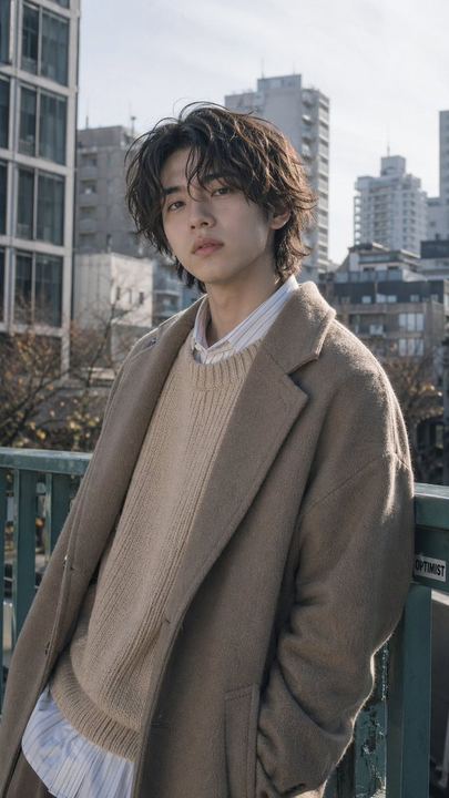 天桥上的都市男装肖像