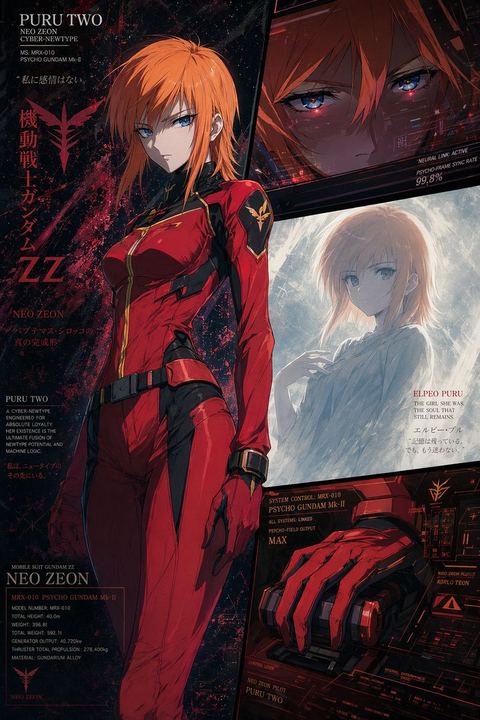 动漫机甲驾驶员海报