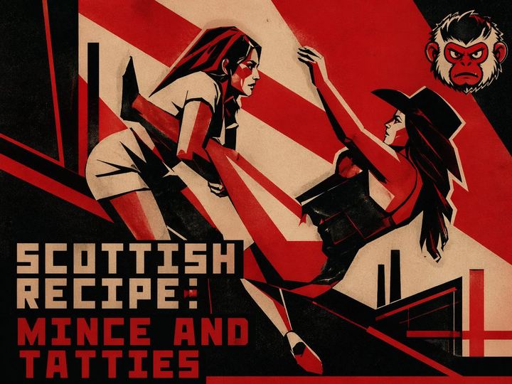 复古构成主义风格格斗海报