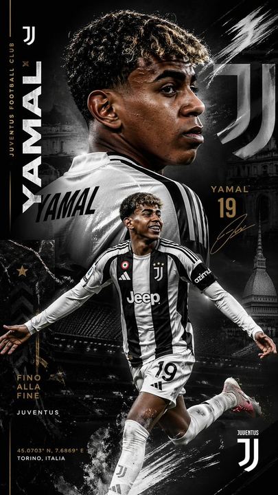 尤文图斯 Yamal 转会海报