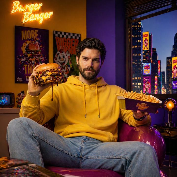 快餐生活方式商业广告