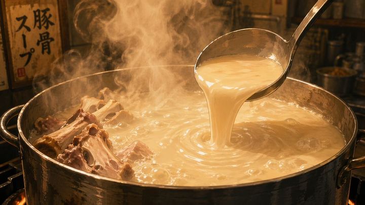 动漫美食：豚骨汤底
