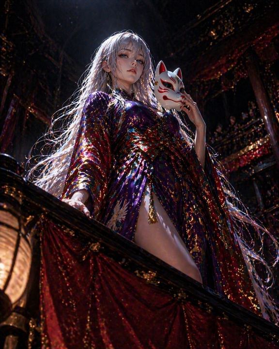 日本女忍者（Kunoichi）角色提示词