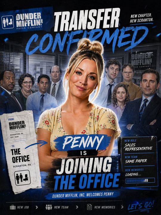 办公室调任公告海报