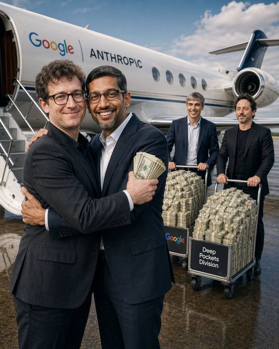 讽刺科技圈金钱喷气机照片