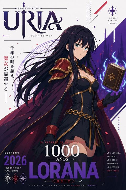 奇幻动漫女巫电影海报