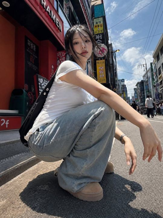 韩国女孩街头摄影