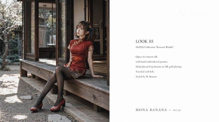 高级时装 Lookbook 排版