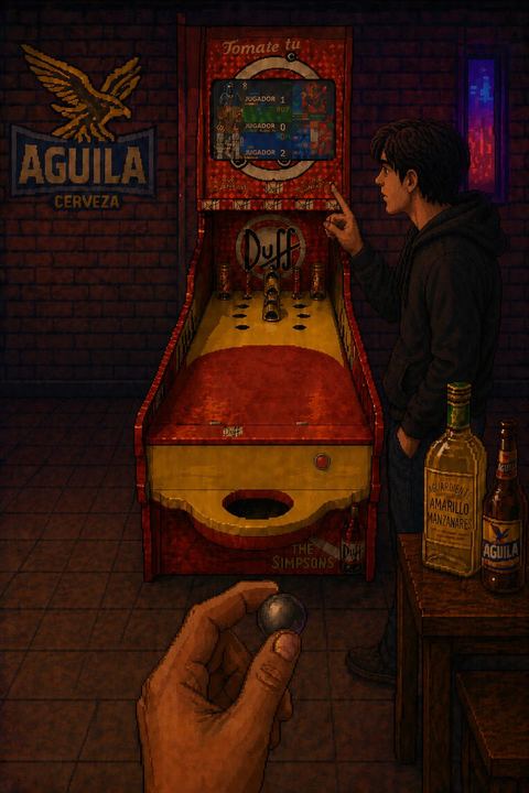 像素风 Bolirana 夜景