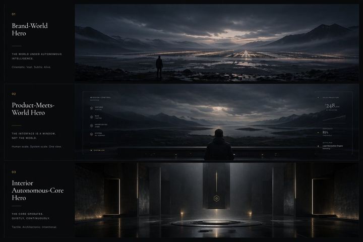 电影级自主 AI 情绪板